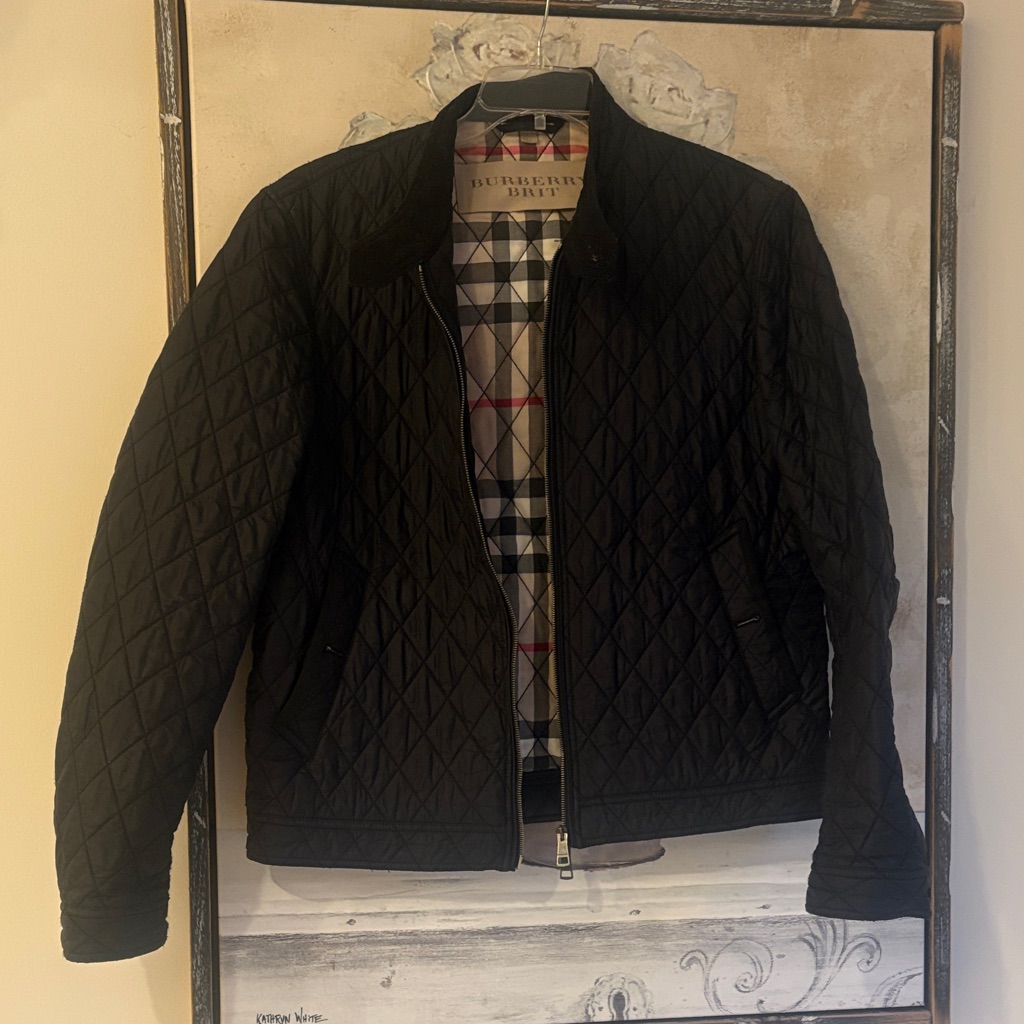 Burberry Black Quilted Men's Jacket